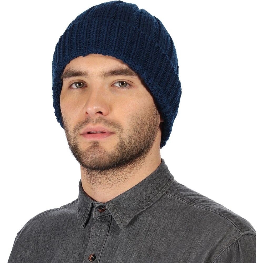 Regatta Men's Harrell II Chunky Knit Hat Blue 