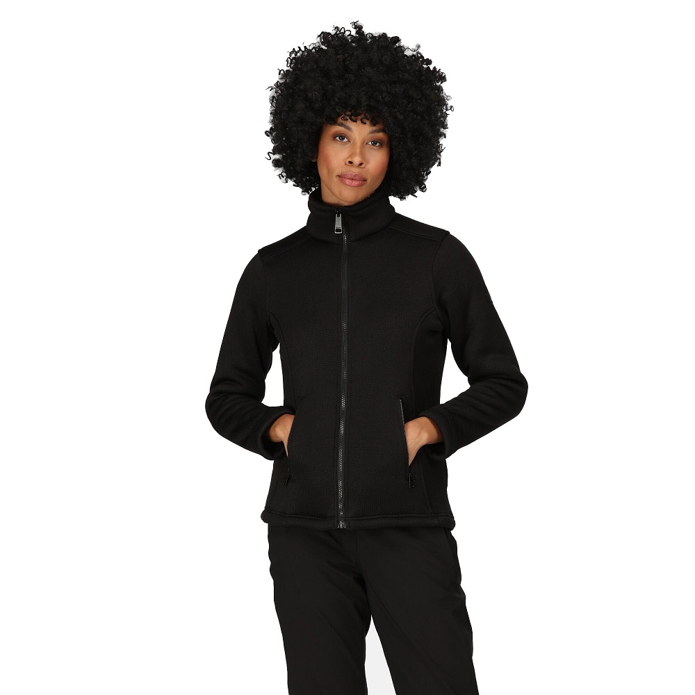 Regatta Womens Razia II Knit Effect Hi Pile Fleece Jacket | Outdoor Look