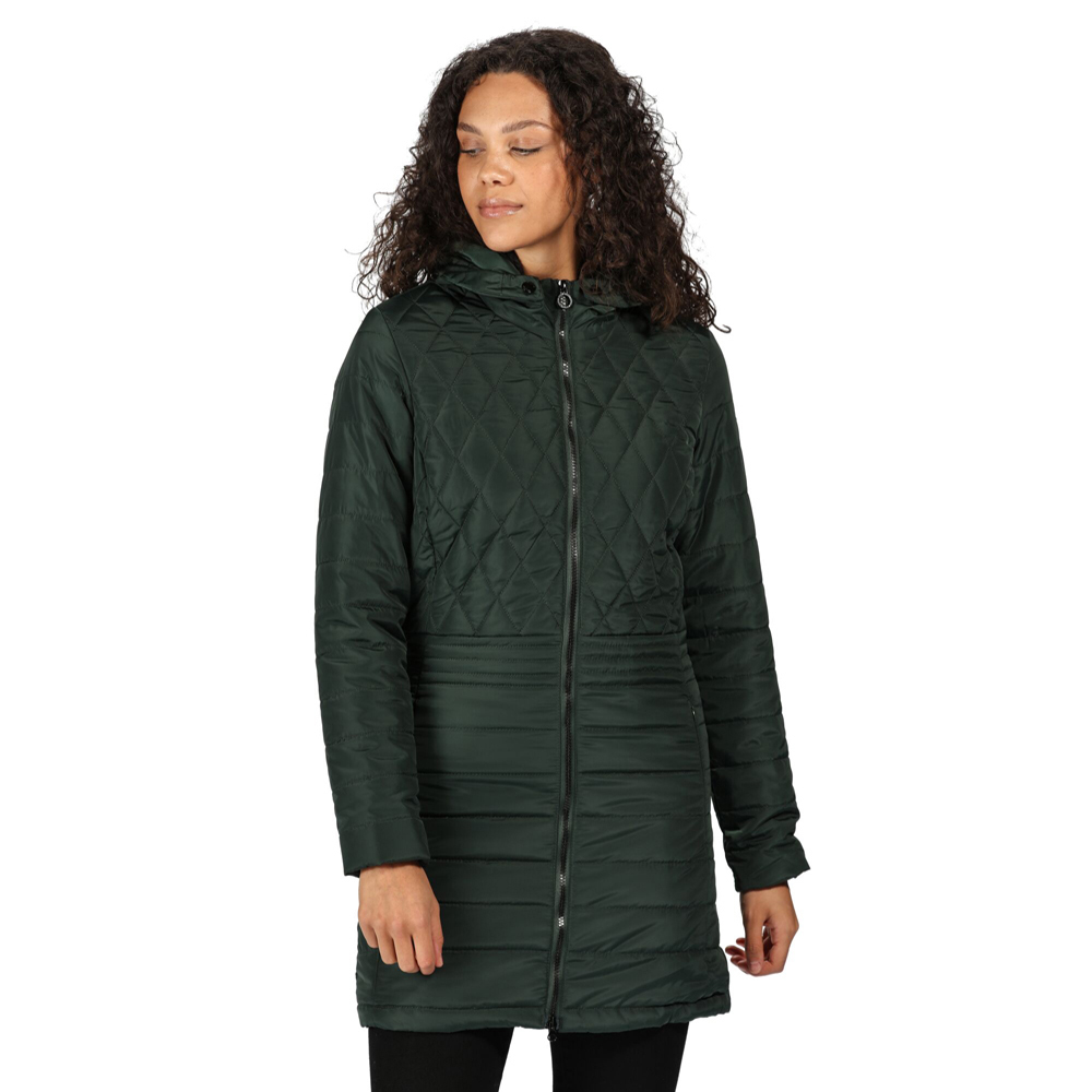 Regatta Womens Parmenia Insulated Quilted Parka Coat Jacket | Outdoor Look