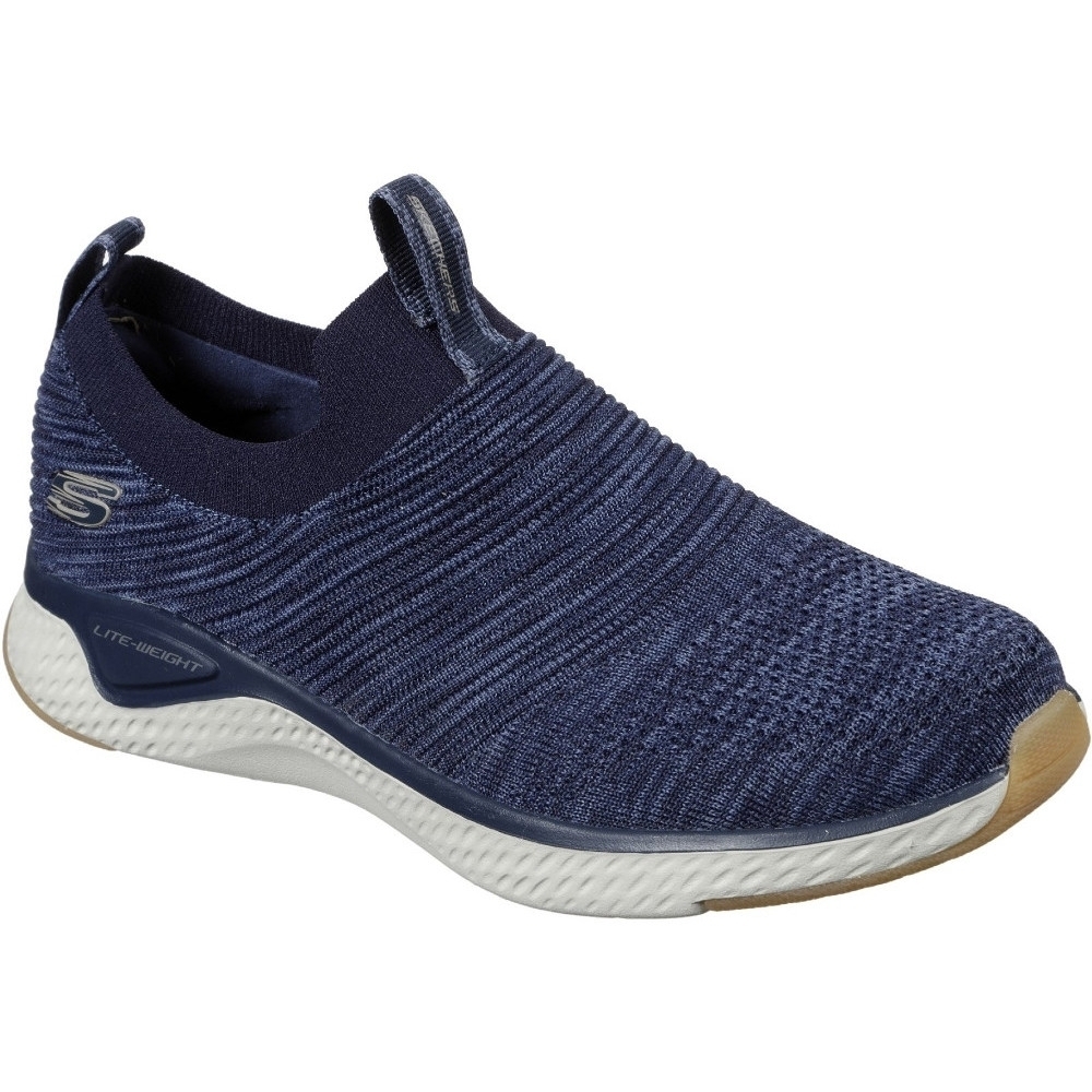 Gør gulvet rent jeg er syg Tilsyneladende Skechers Mens Solar Fuse Flat Knit Slip On Trainers Shoes | Outdoor Look