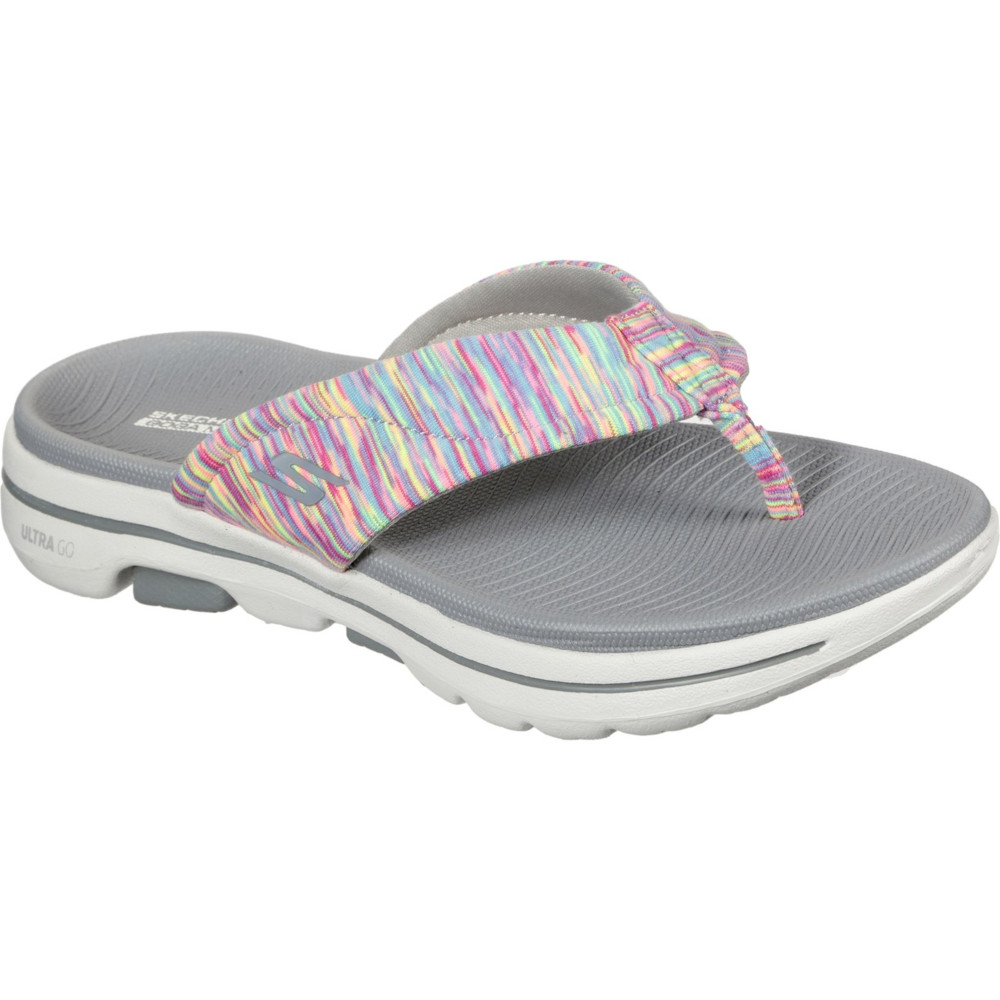 Skechers Womens Go Walk 5 Summer Flip Flops | Outdoor