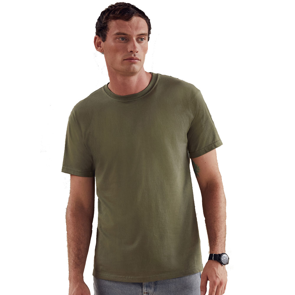 Fruit of the Loom Super Premium T Shirt Outdoor Look