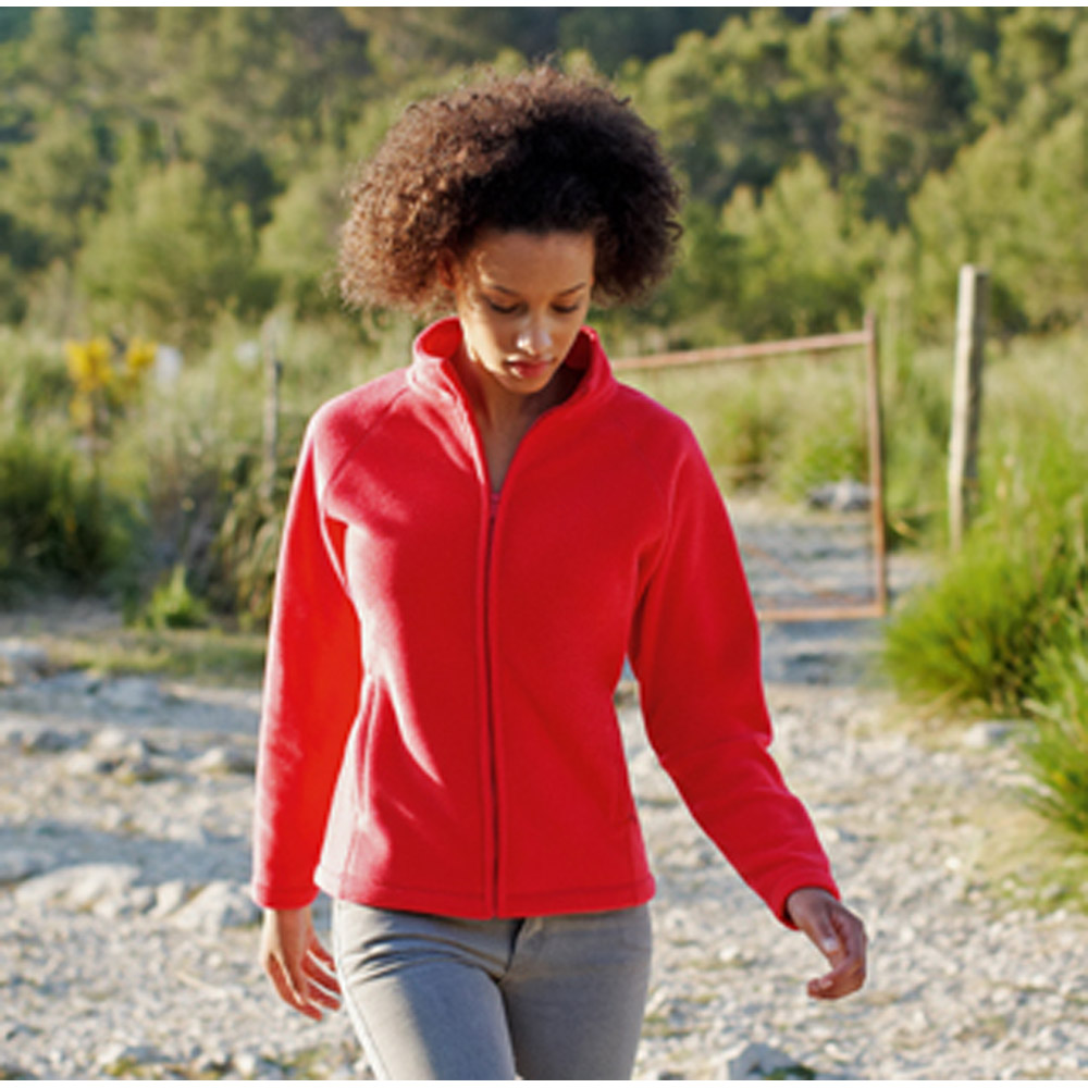 fitted fleece jacket